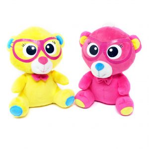 Bear with glasses (4 colours mixed) – 28″