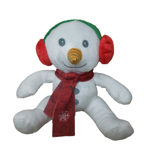 Xmas Snowman with ear muffs – 12″