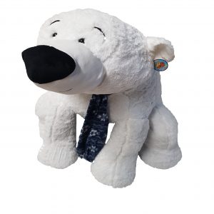 Polar bear with scarf – 28″