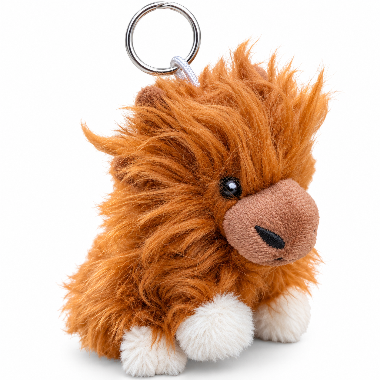 Highland cow (keyring / bag charm) – 6″