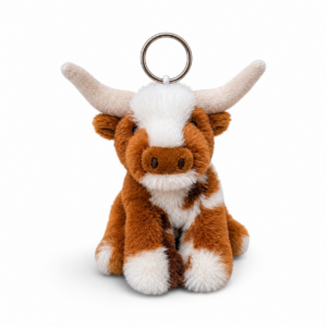 Long horn cow (keyring / bag charm) - 6"